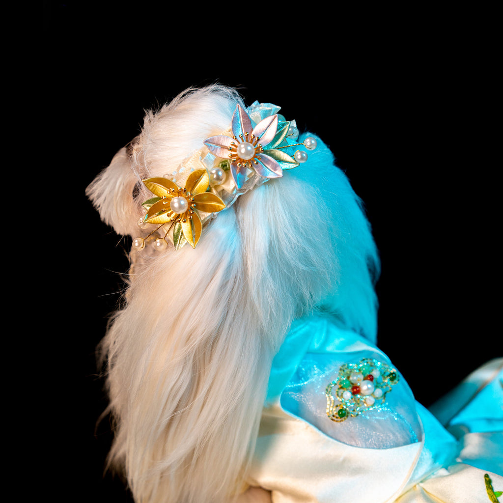 Gilded Paw Paw Royal Garden Pet Dress