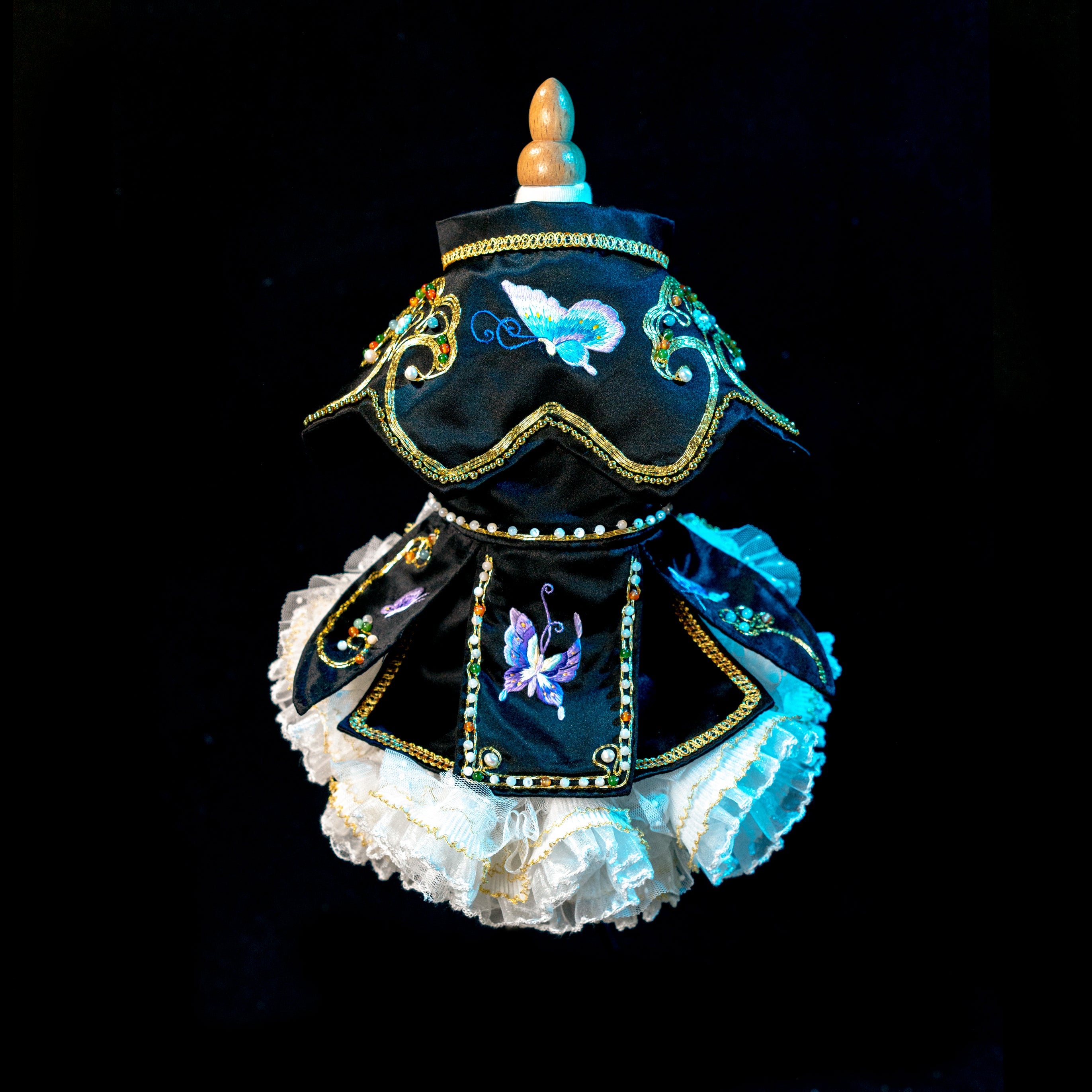 Gilded Paw Paw Butterfly Garden Pet Dress