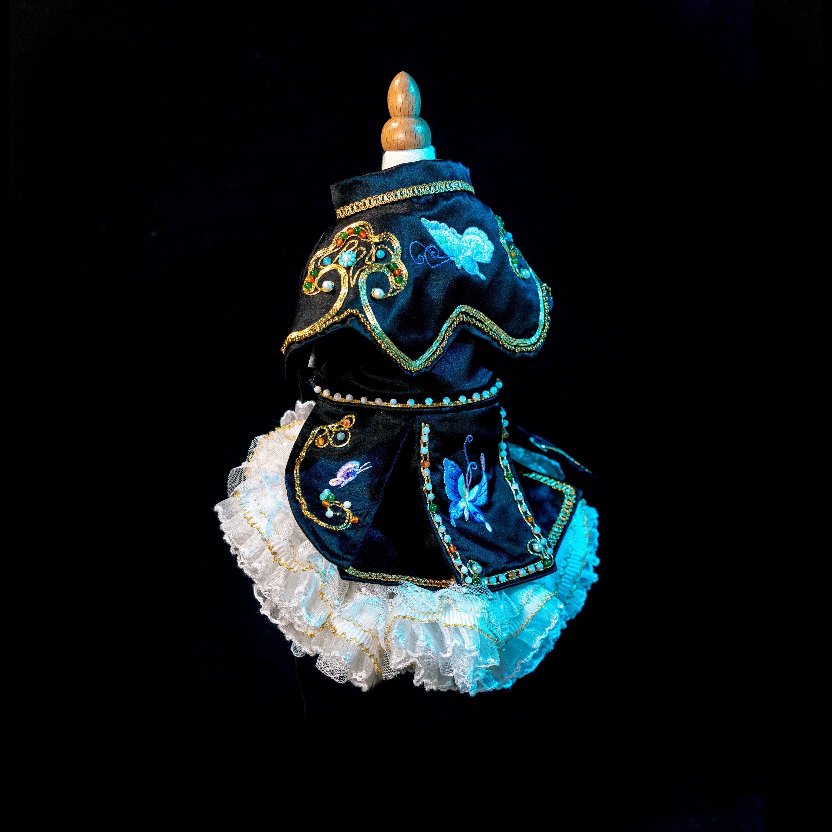 Gilded Paw Paw Butterfly Garden Pet Dress