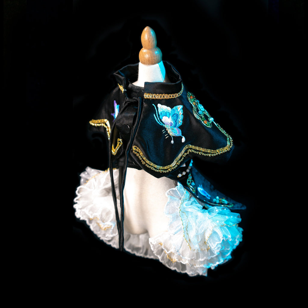 Gilded Paw Paw Butterfly Garden Pet Dress