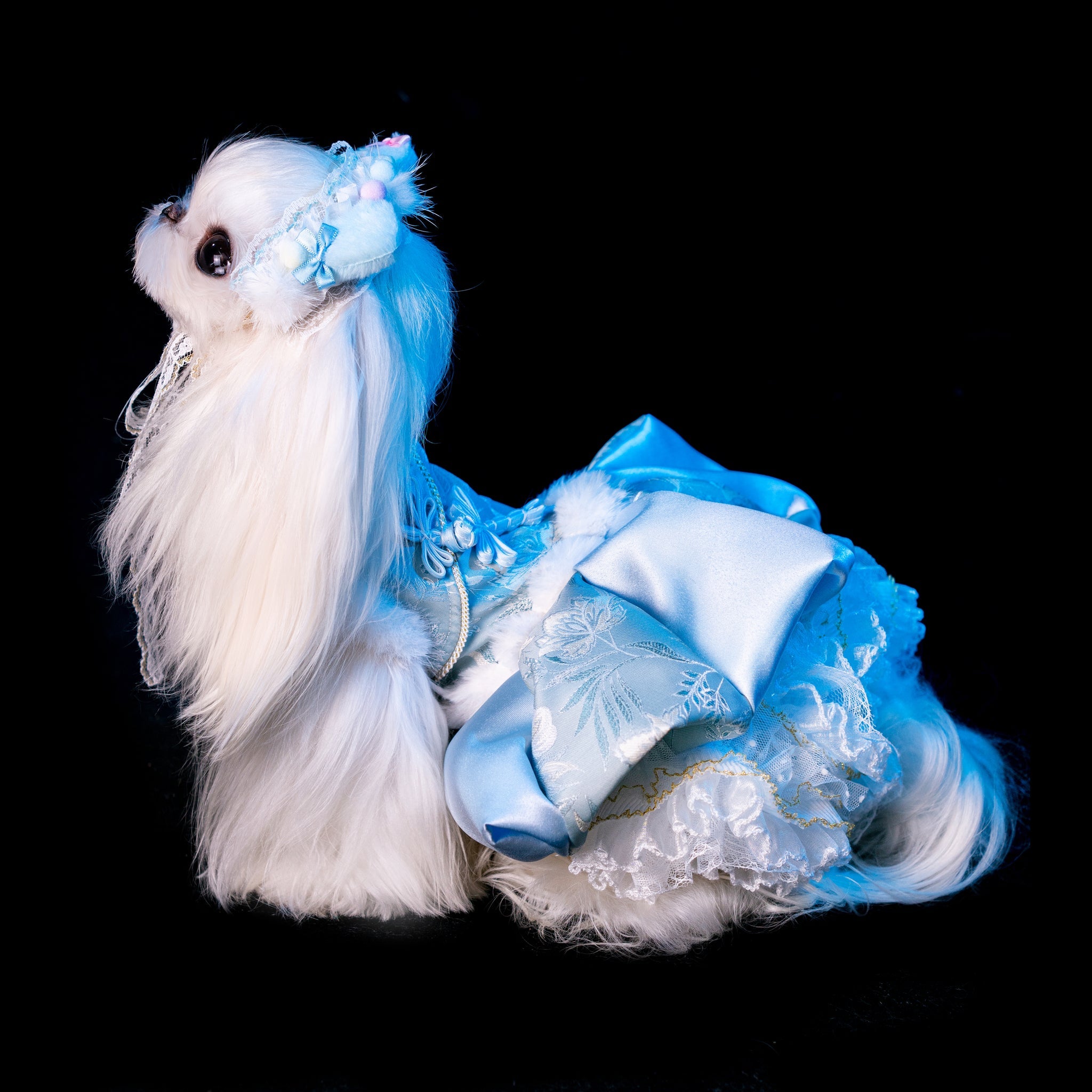 Gilded Paw Paw Misty Clouds Pet Dress
