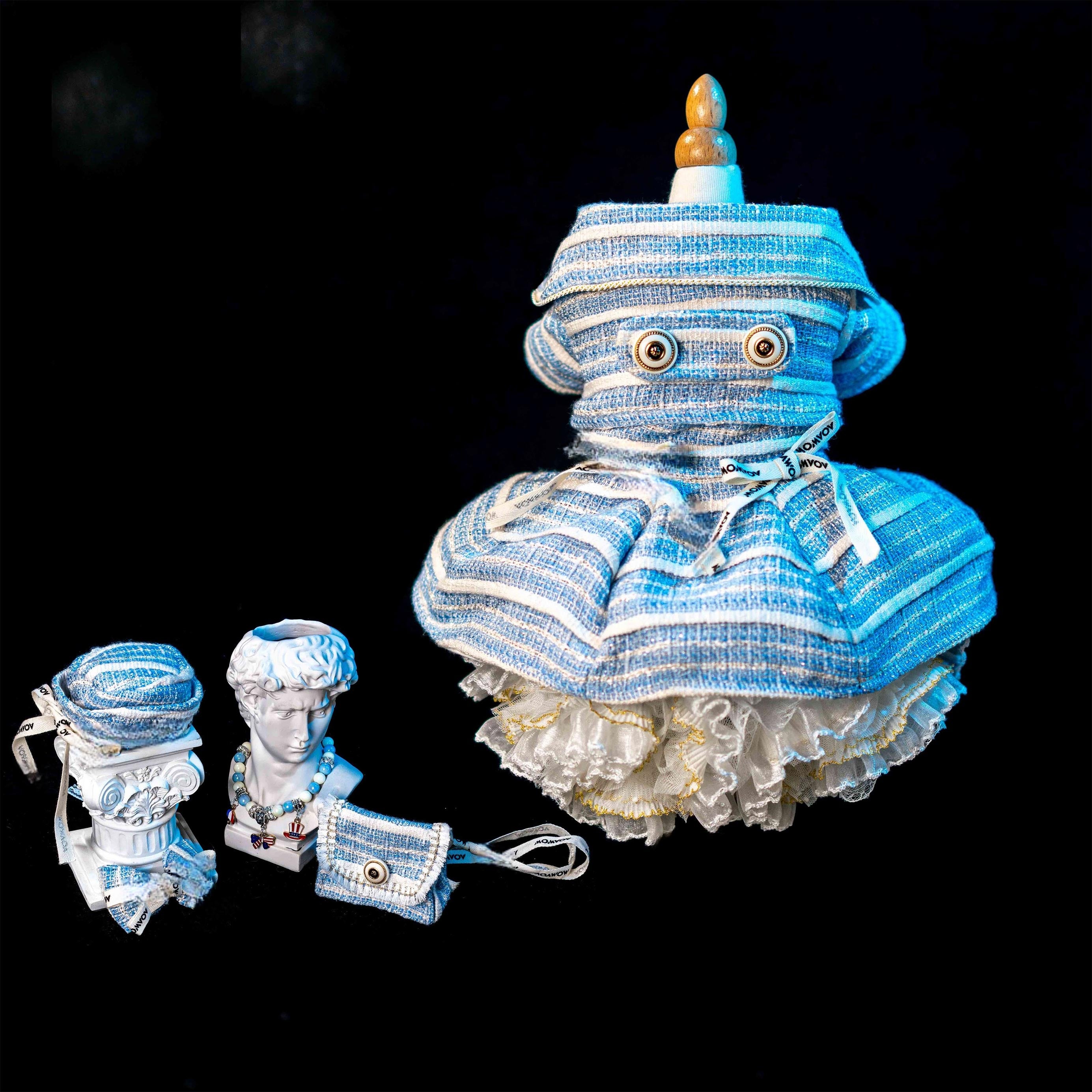 Gilded Paw Paw Voyage Log Pet Dress