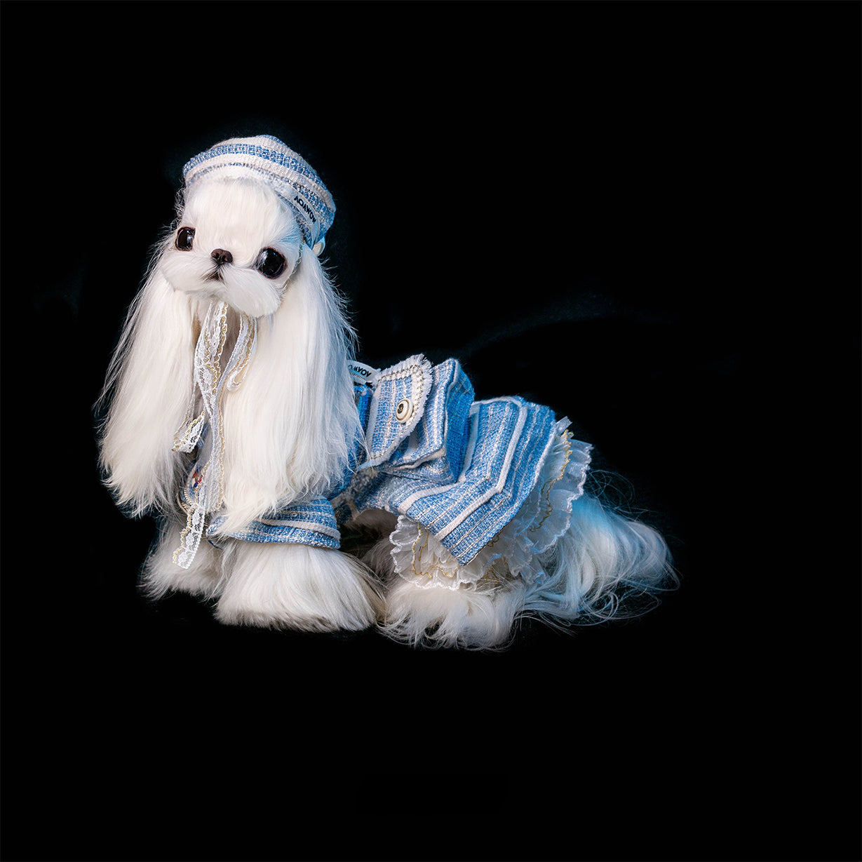 Gilded Paw Paw Voyage Log Pet Dress