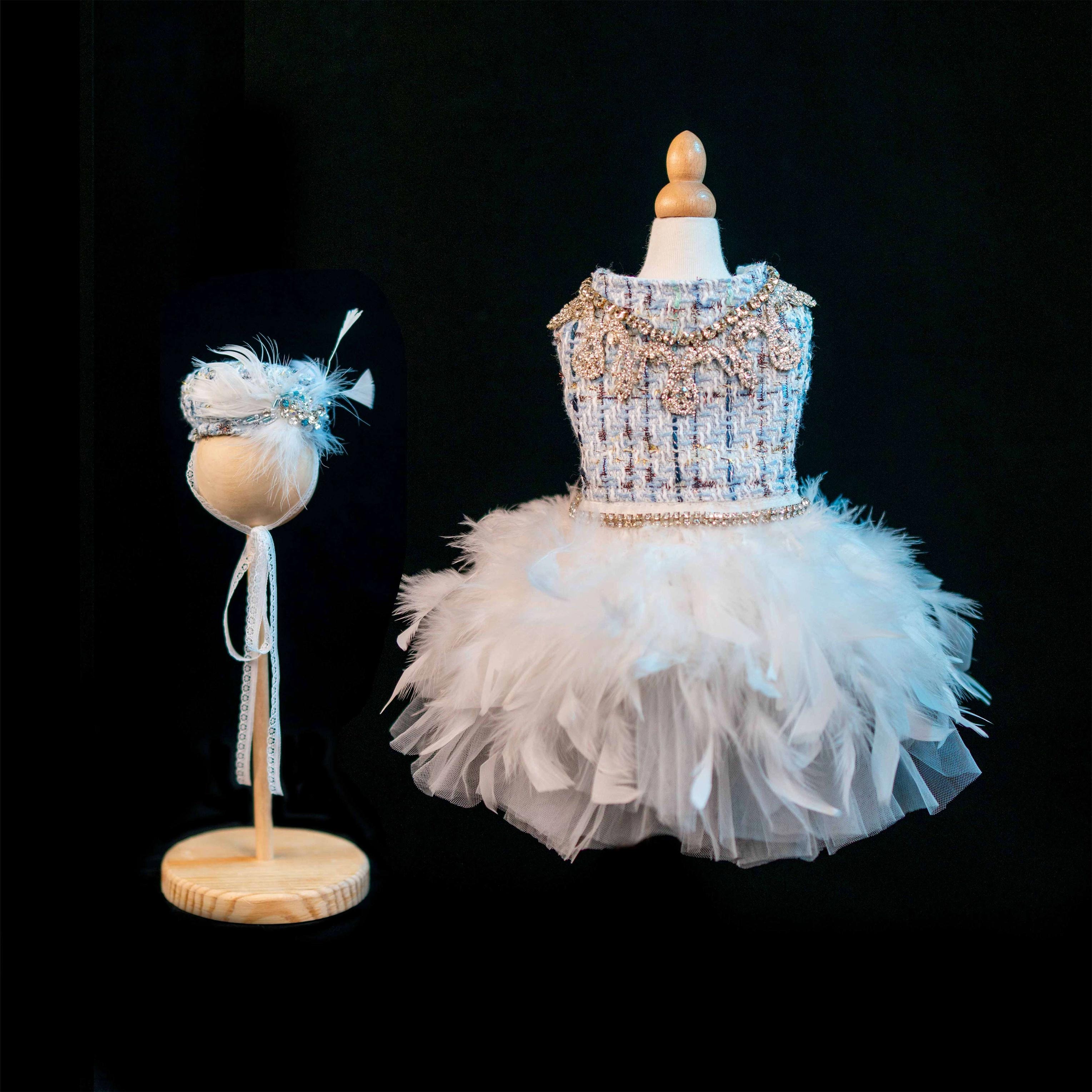 Gilded Paw Paw Aves in Flight Pet Dress