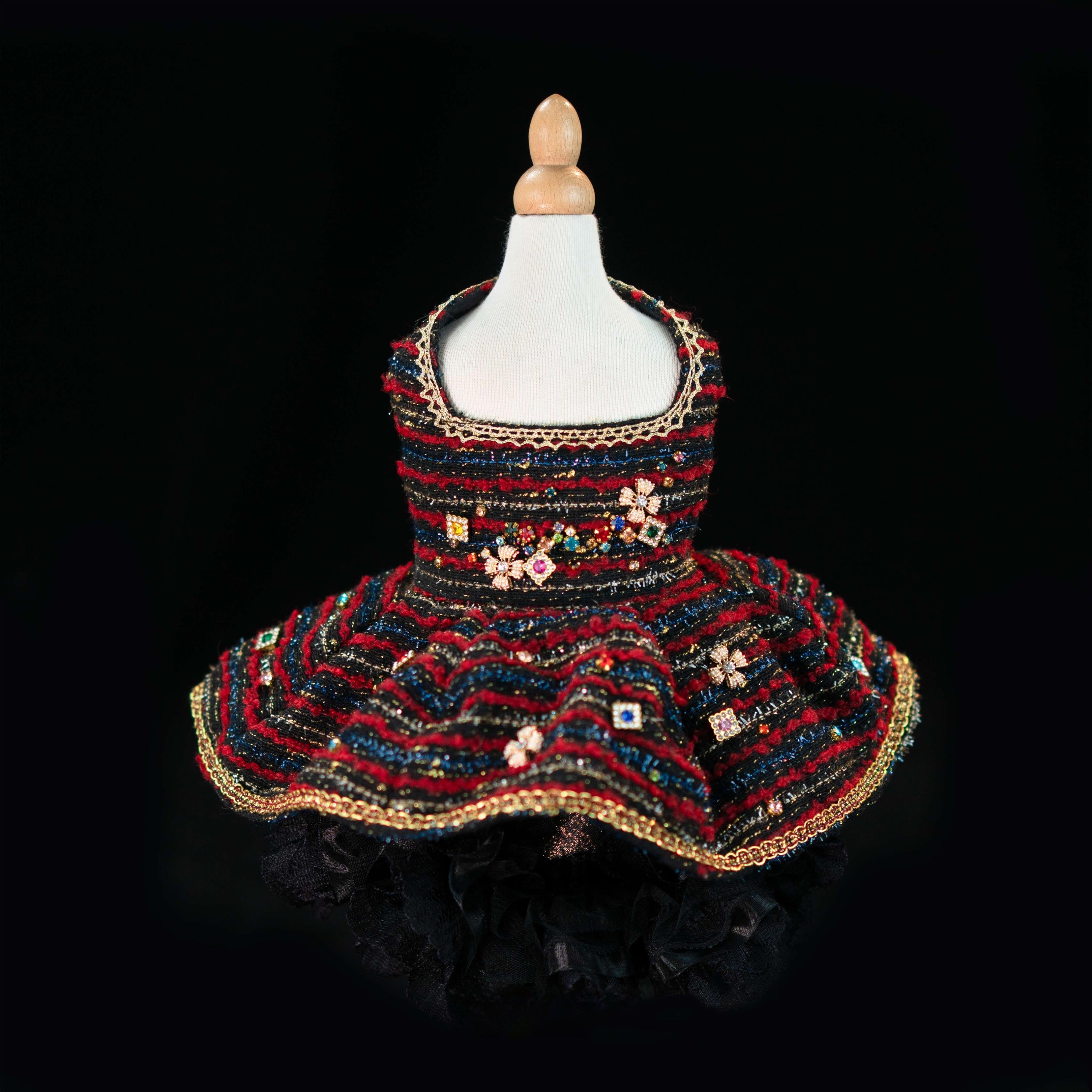 Gilded Paw Paw Baroque Enchantment Pet Dress