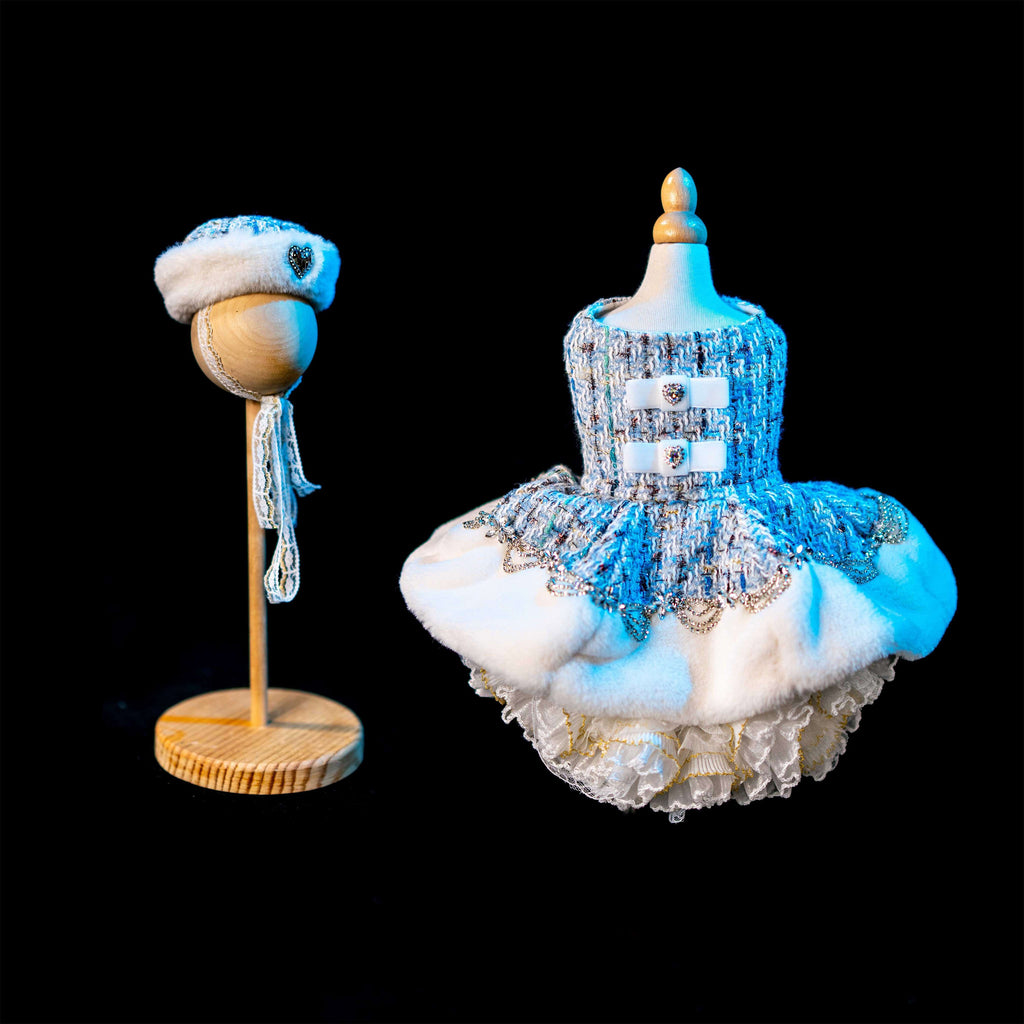 Gilded Paw Paw Arctic Voyage Pet Dress