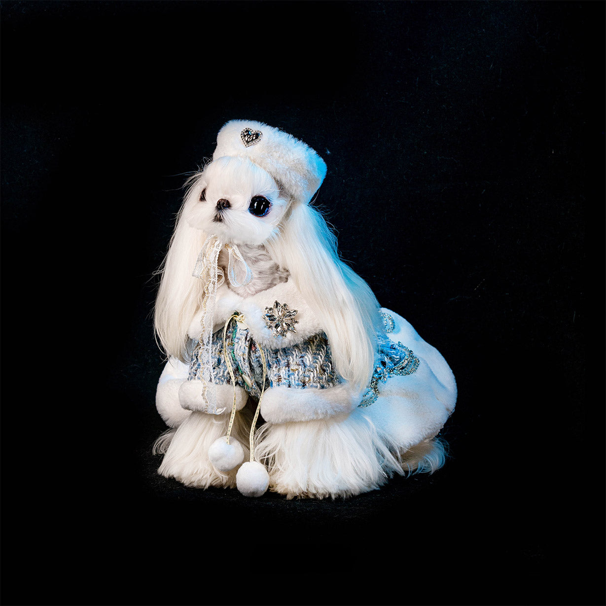 Gilded Paw Paw Arctic Voyage Pet Dress