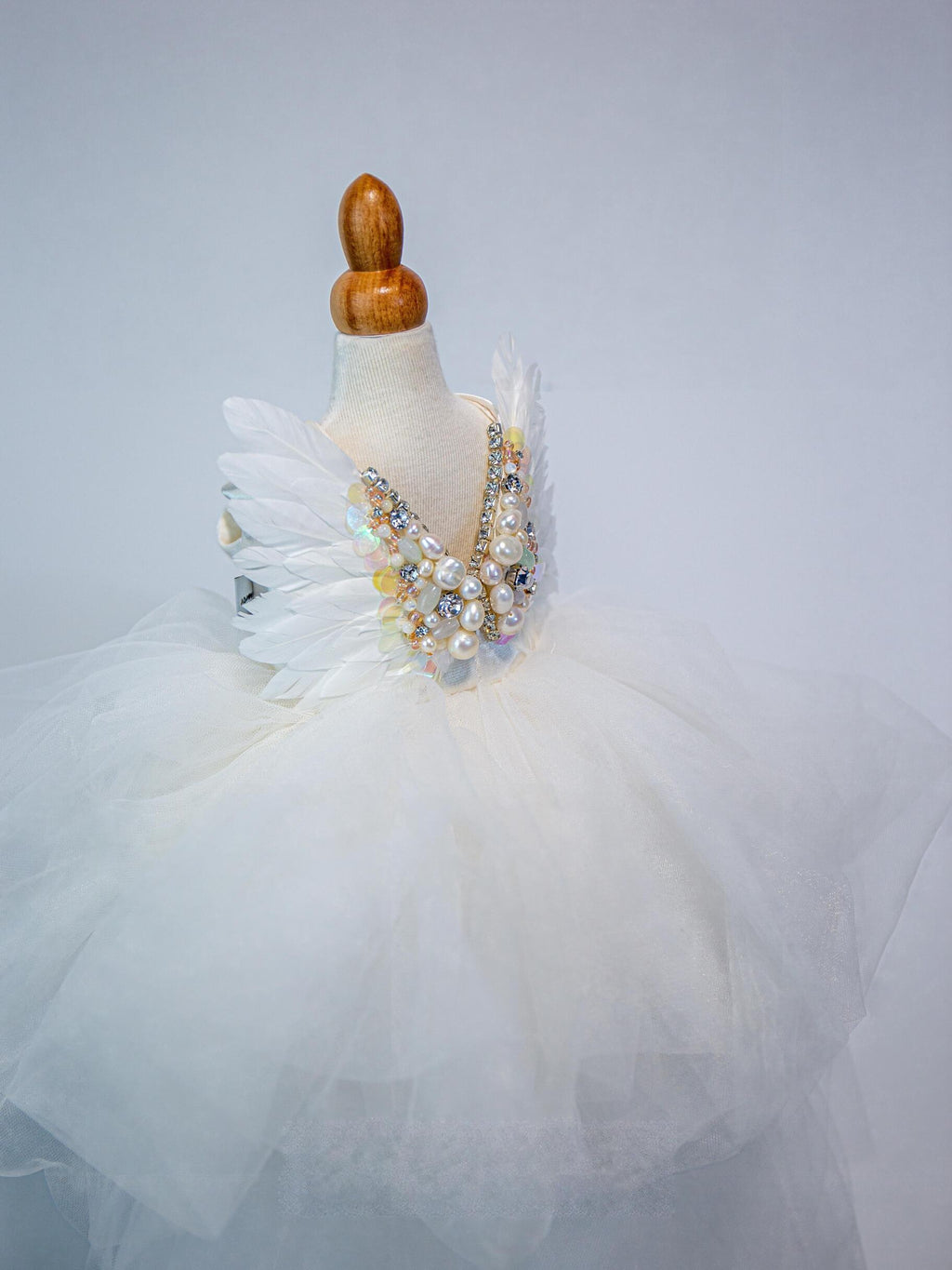 Gilded Paw Paw Swan Pet Dress